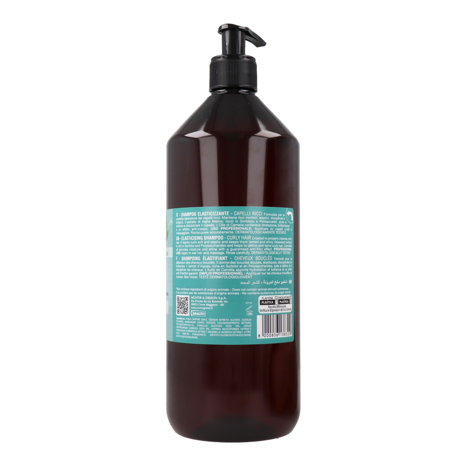 Dikson Every Green Curly Elastifying Shampoo 1000 ml