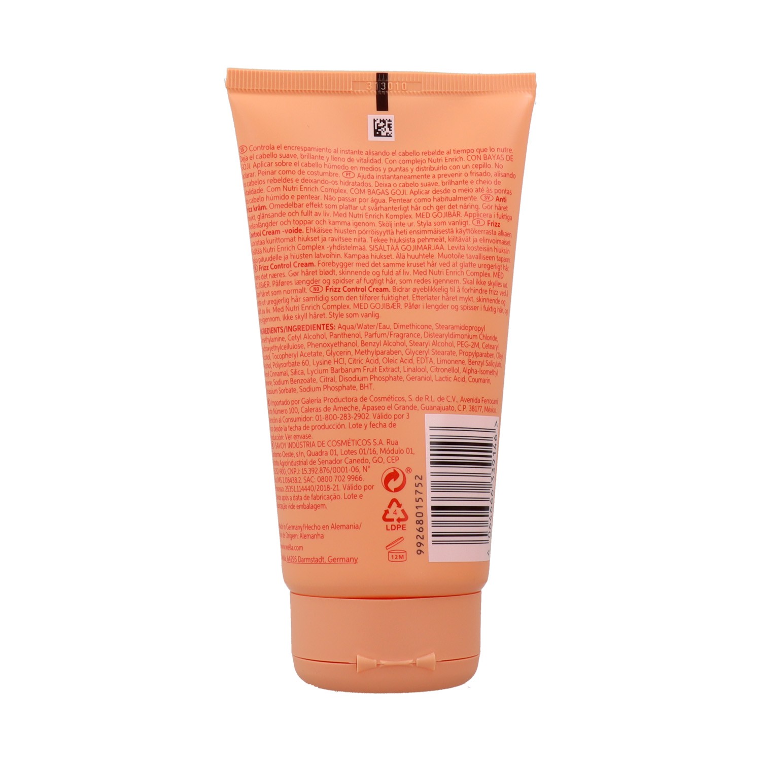 Wella Invigo Nutri-Enrich Crema 150 ml (Ant Frizz)