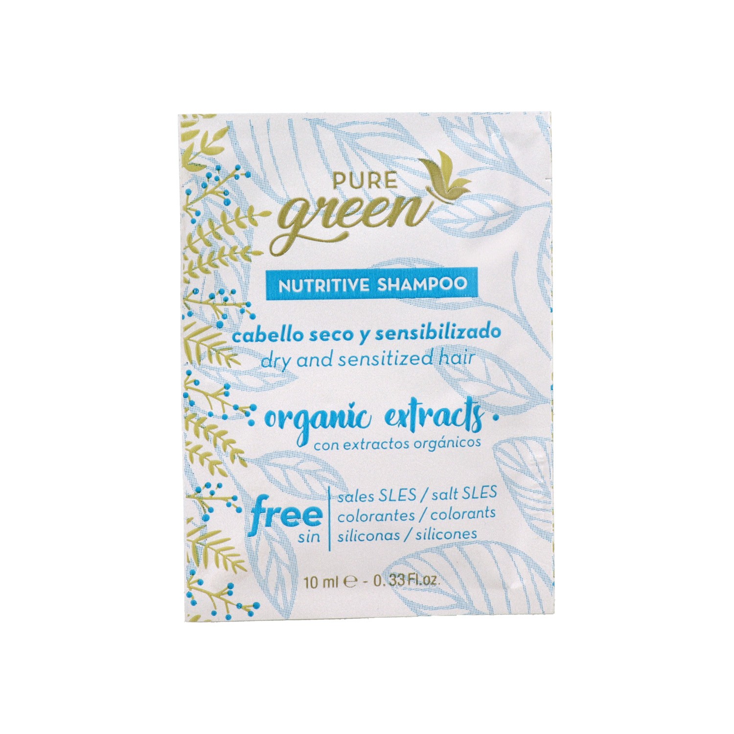 Shampooing Nutritif Pure Green Sachet 10 ml