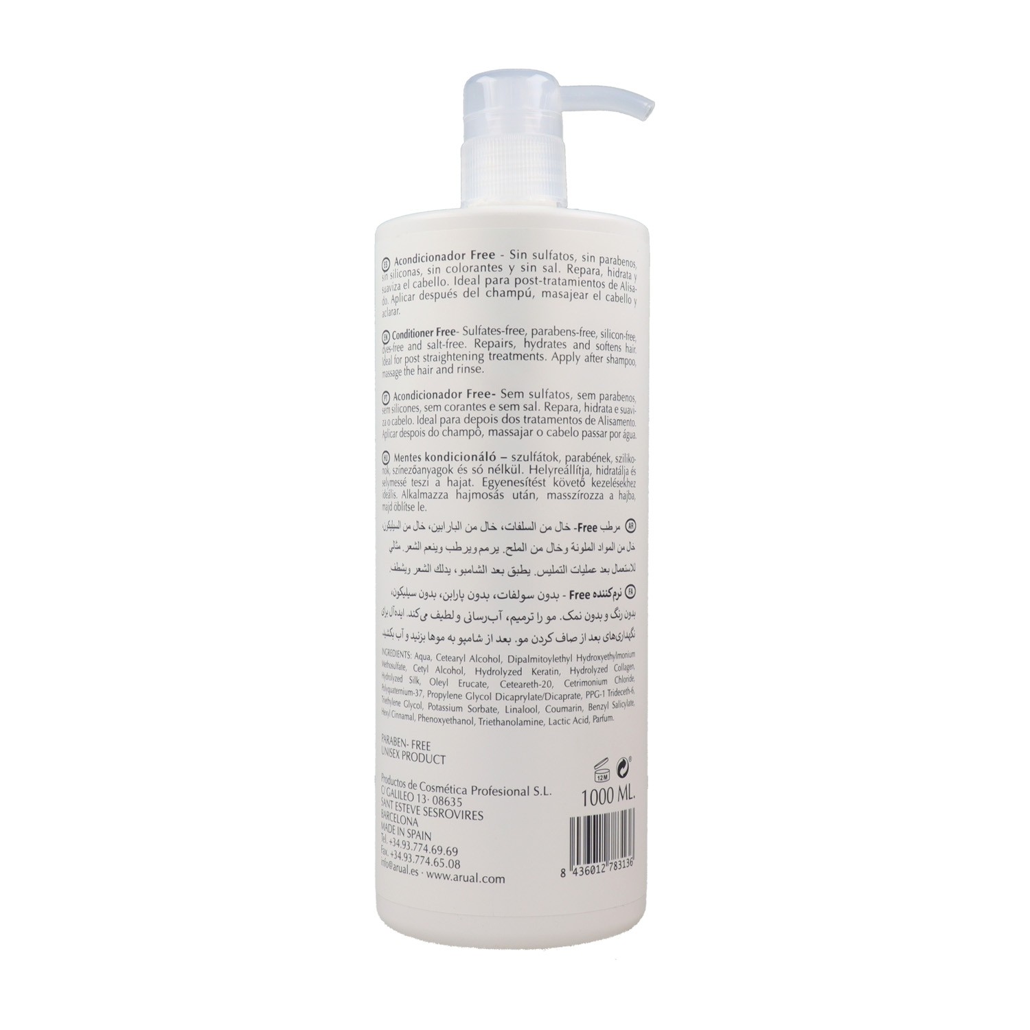 Arual Free Eco Friendly Acondicionador 1000 ml