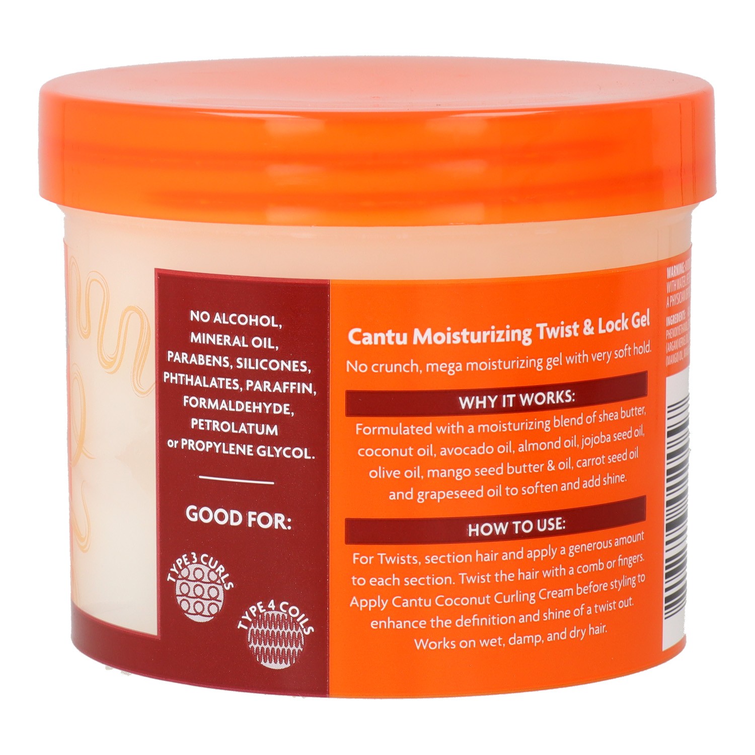 Cantu Shea Butter Gel Naturel Hydratant Twist & Lock 370 gr