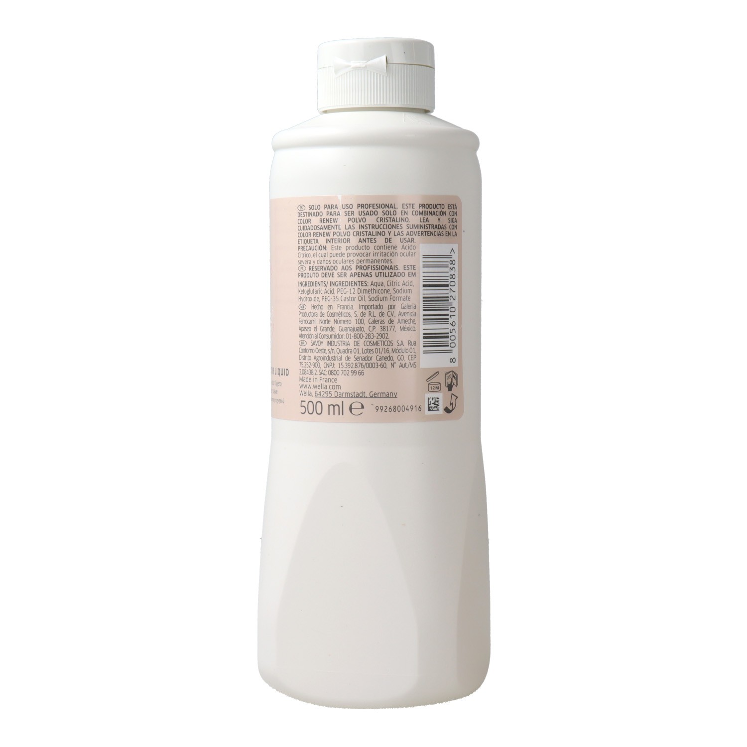 Wella Color Re Activador Liquido (B) 500 ml