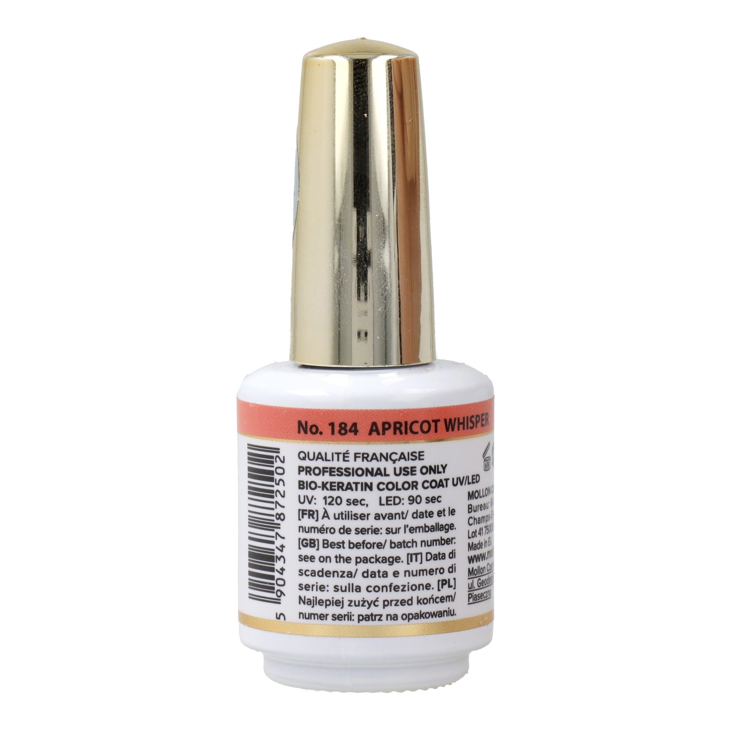Mollon Pro Luxury Color Coat 184 Apricot Whisper 8 ml