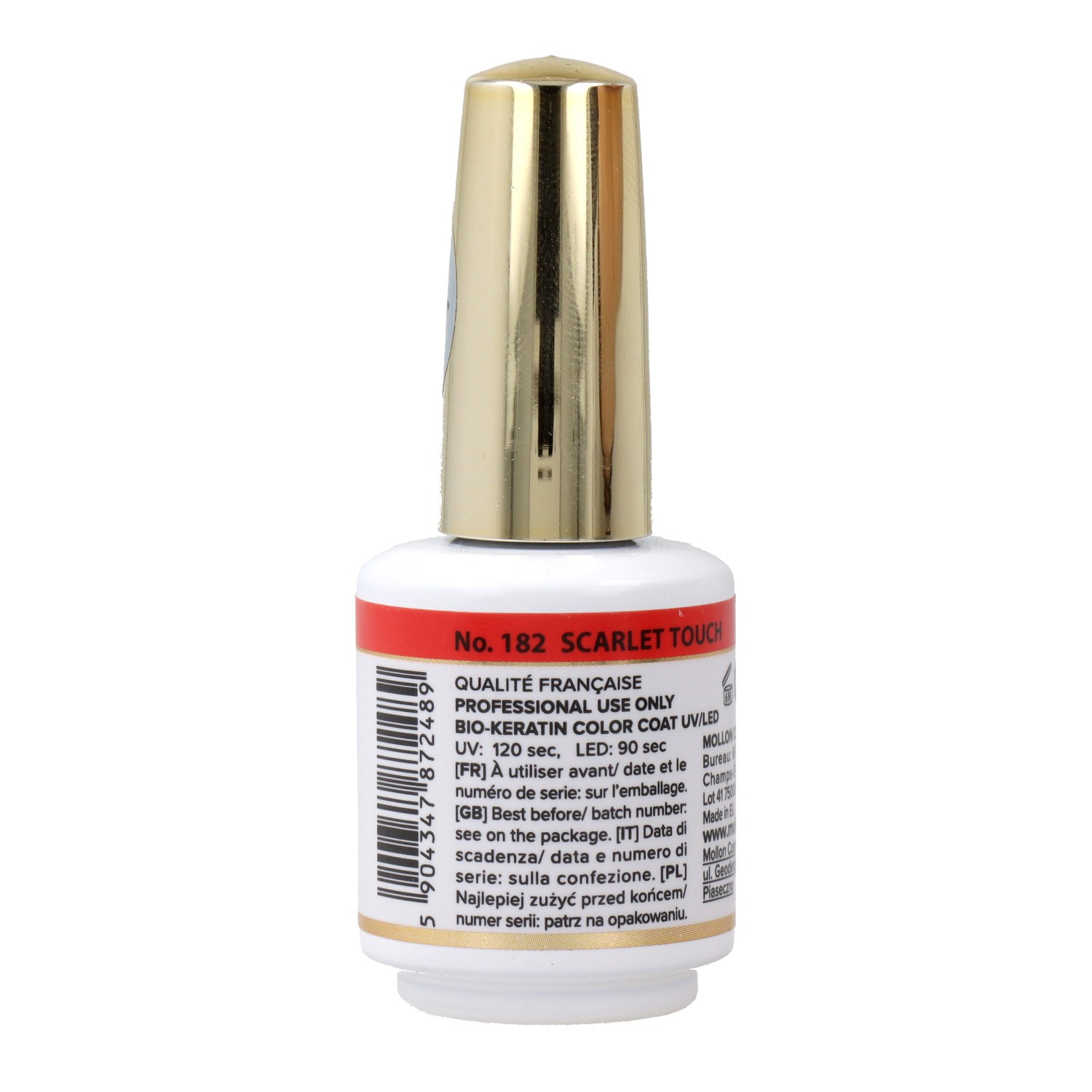 Mollon Pro Casaco de cor luxuosa 182 Scarlet Touch 8 ml