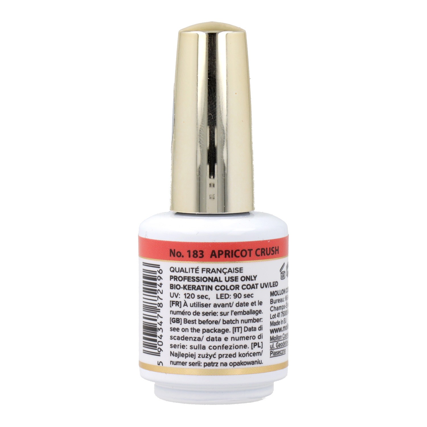 Mollon Pro Luxury Color Coat 183 Apricot Crash 8 ml