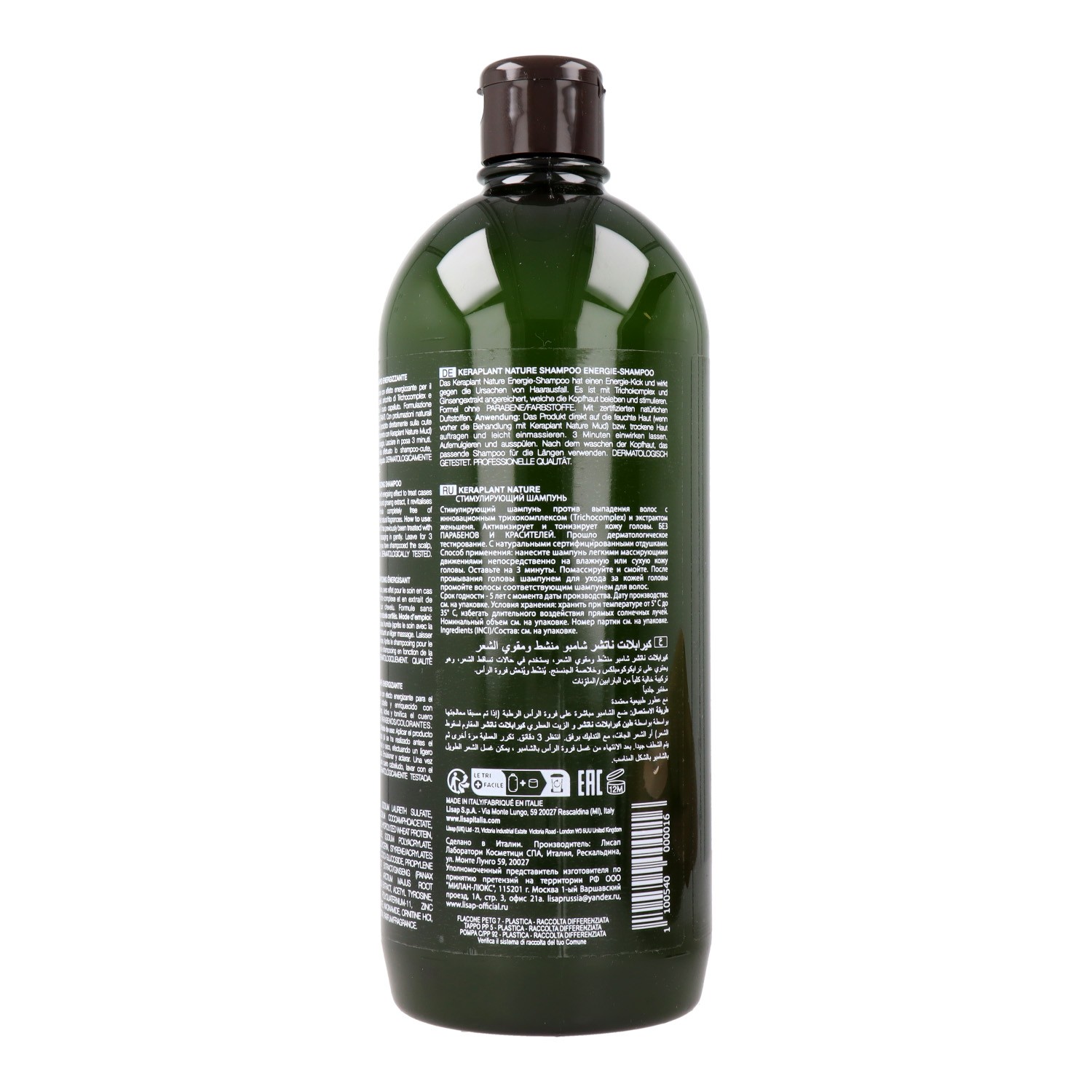 Lisap Keraplant Nature Energizante Champú 1000 ml