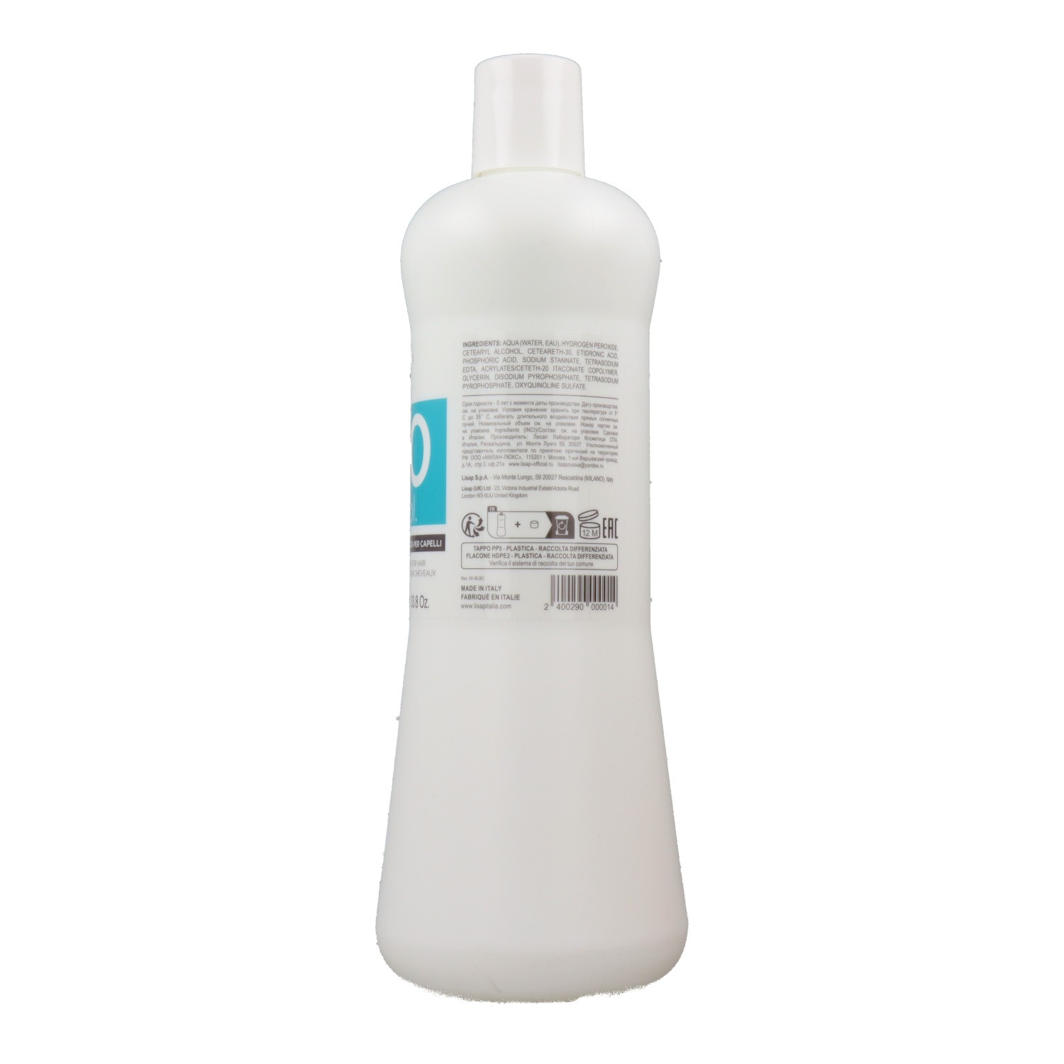 Lisap Émulsion Oxydante 9% 30 Vol 1000 ml