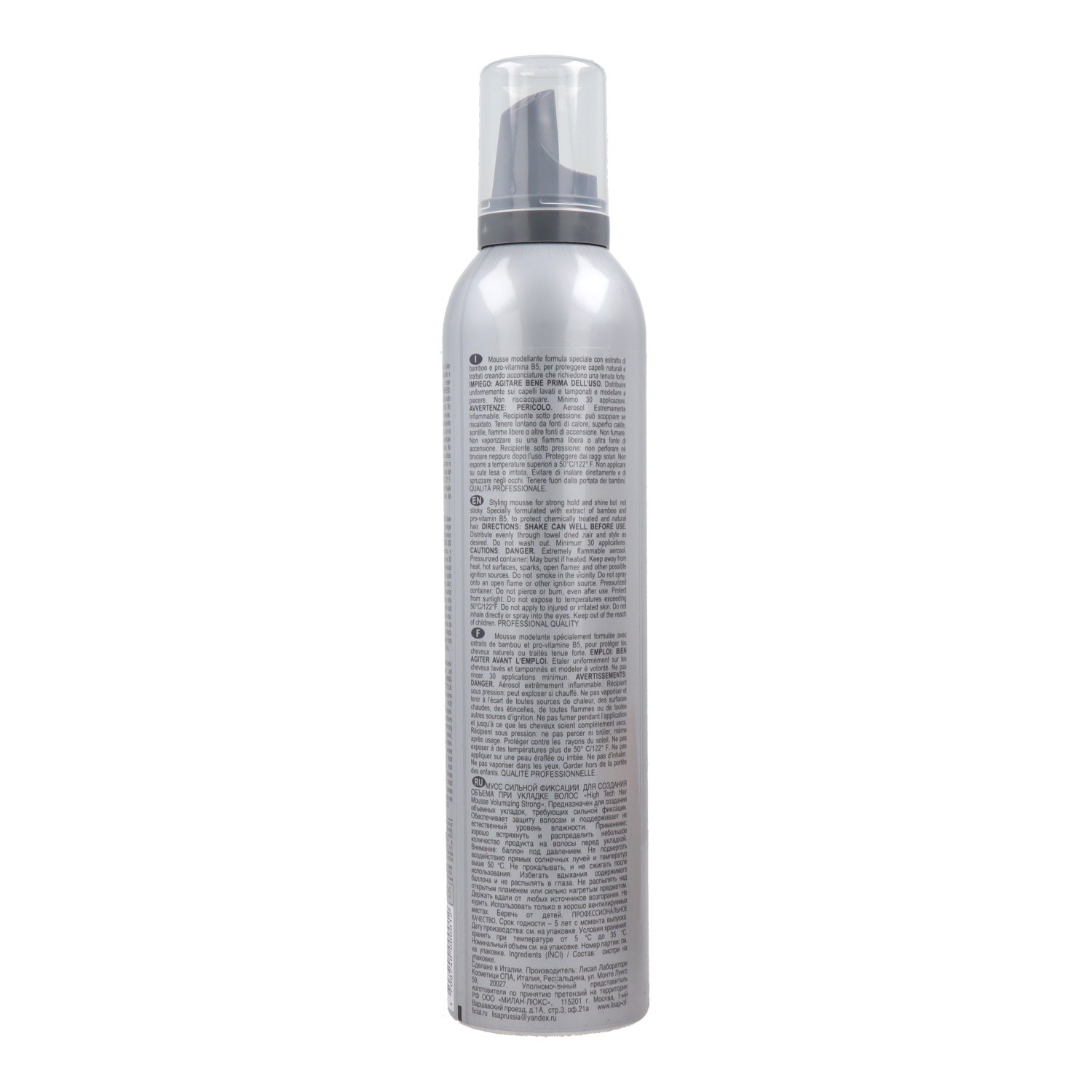 Lisap Mousse Forte Volumizadora de Cabelo High Tech 300 ml