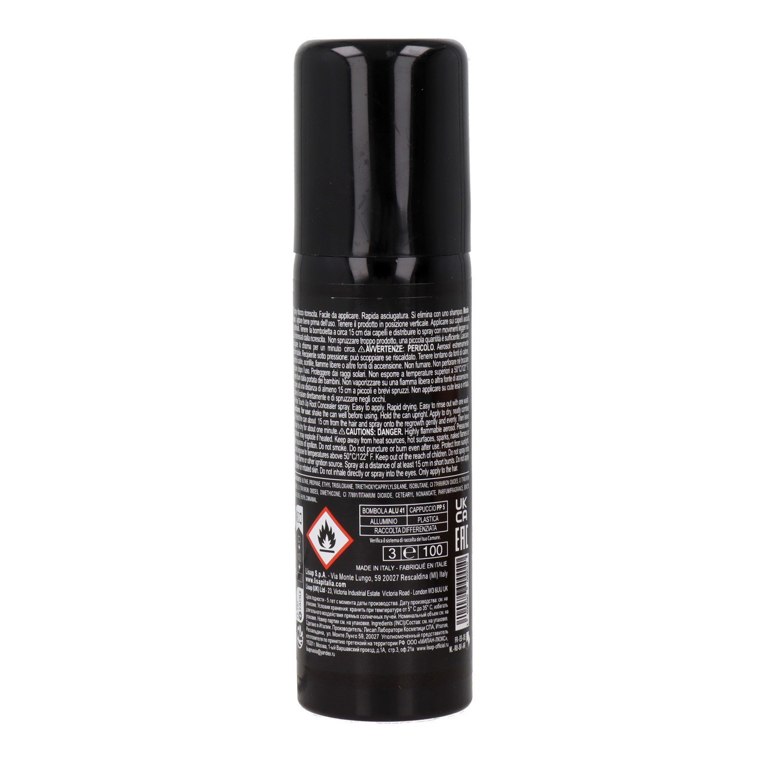 Lisap Re.touch Color Rubio Castaño Spray 75 ml