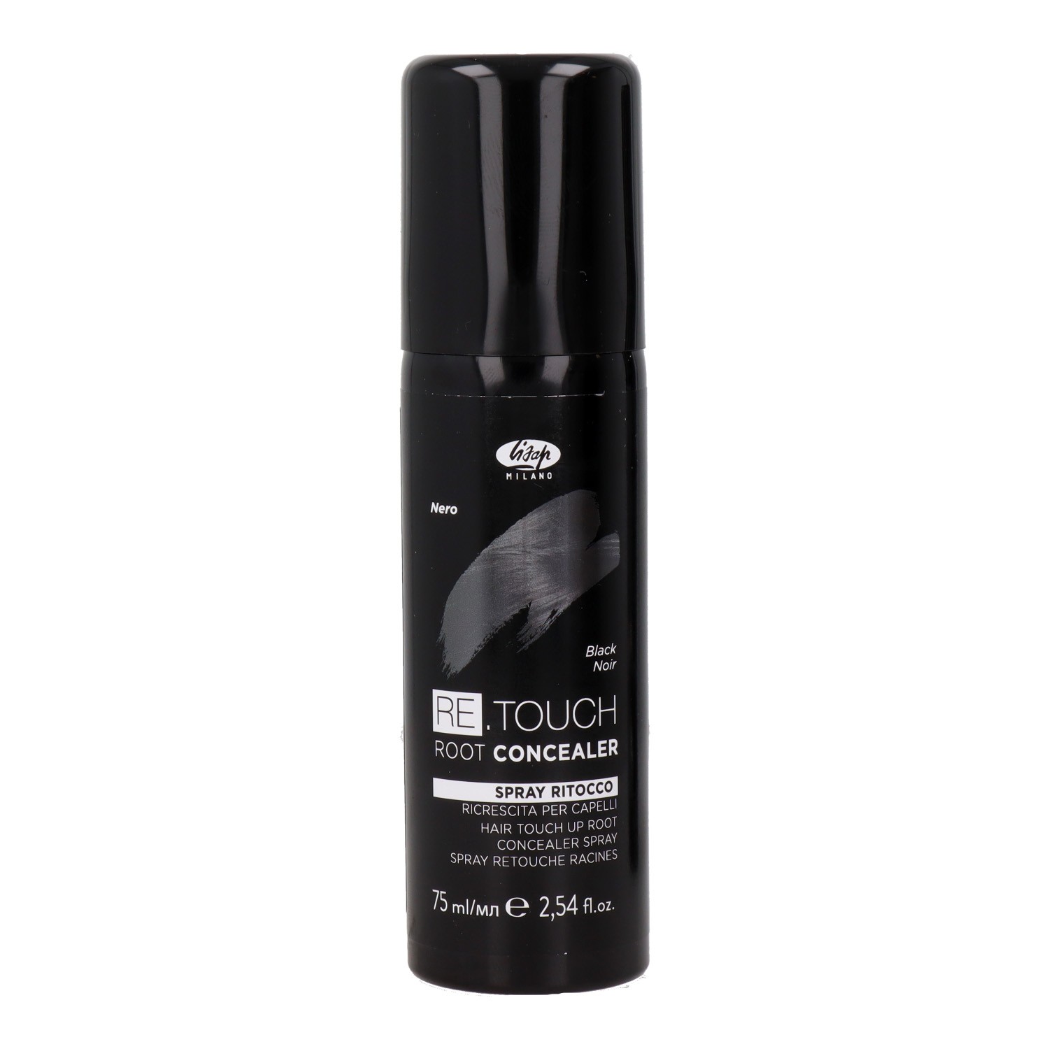 Lisap Spray Re.touch Color Loiro Preto 75 ml