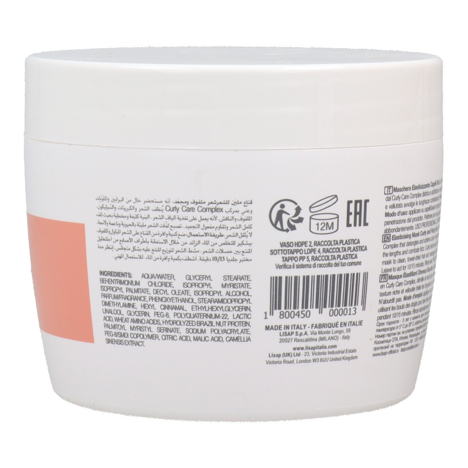 Lisap Top Care Repair Curly Mascarilla 250 ml