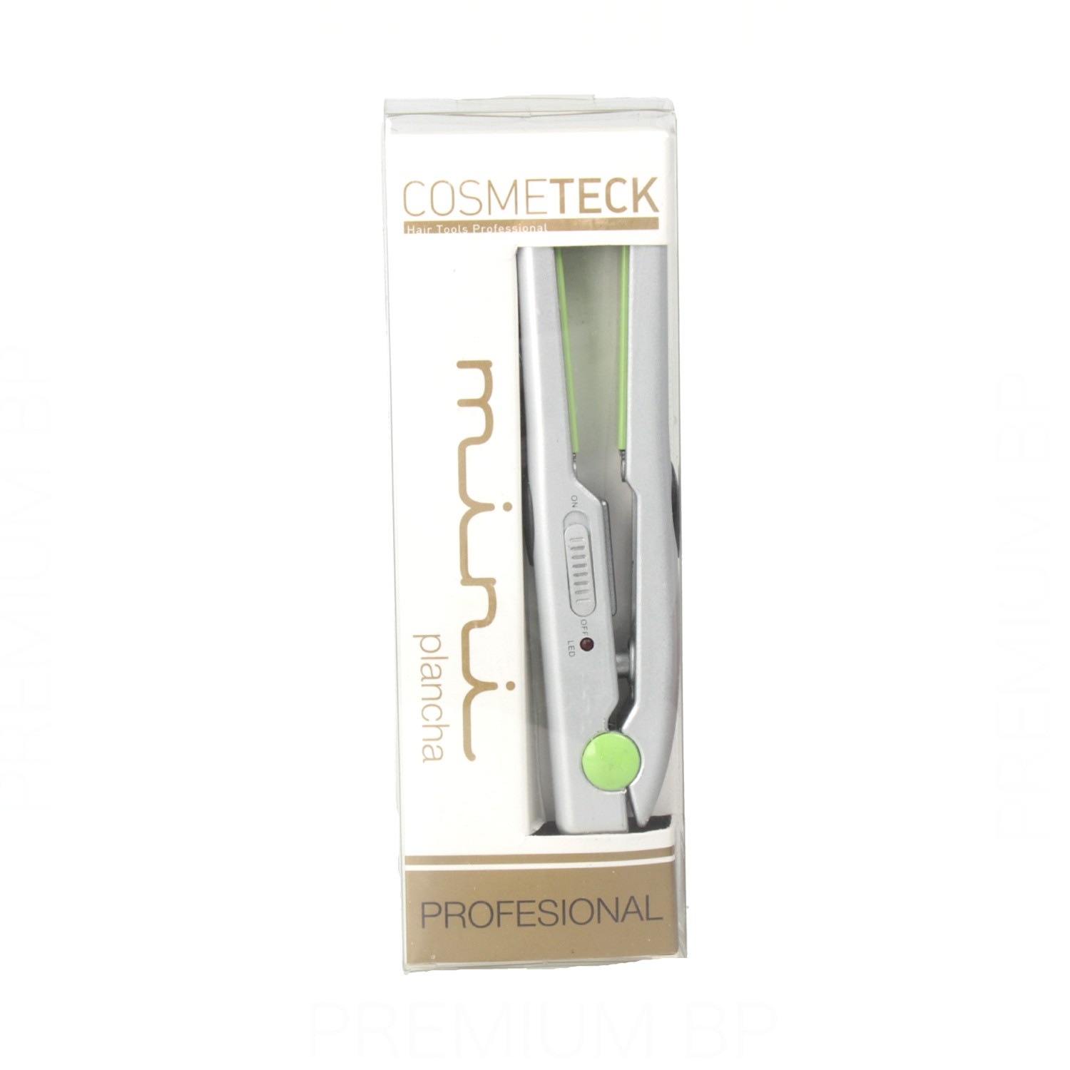 D DAF COSMETECK PLANCHA MINI SILVER C/FUNDA (1123)