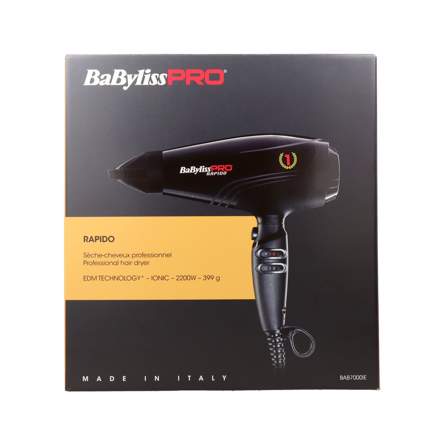 Babyliss Pro Secador Rapido Ionic 2200W