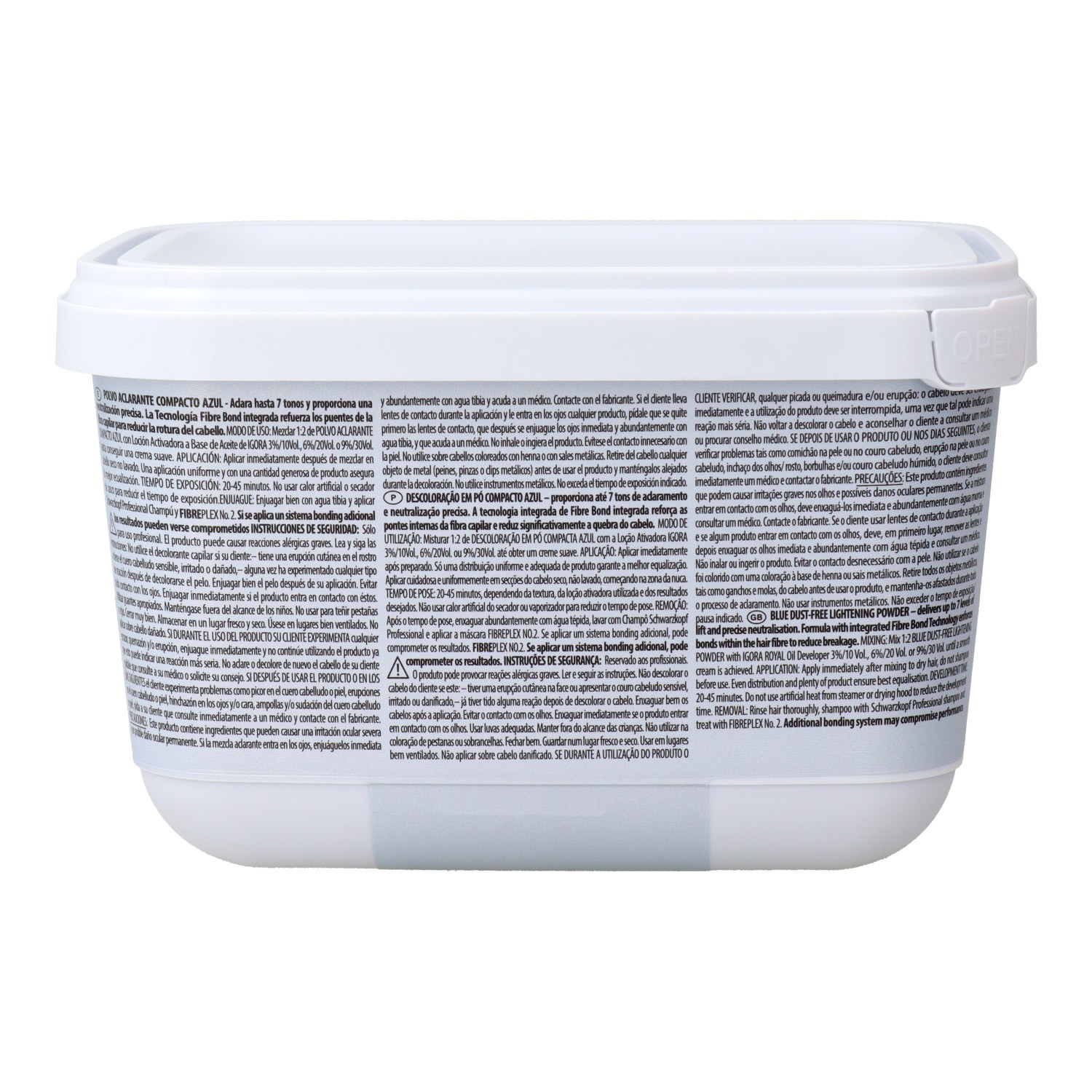 Schwarzkopf Igora Vario Blond Plus Polvo Azul Decolorante 450 gr