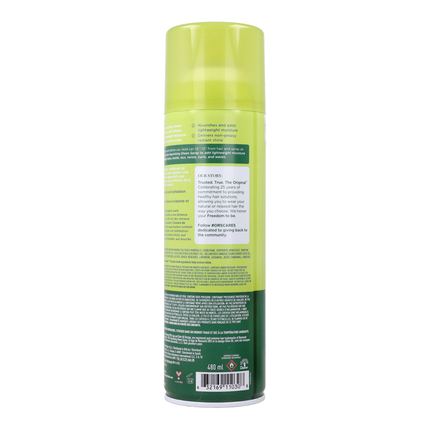 Ors Olive Oil Nourishing Sheen Spray 481 Ml