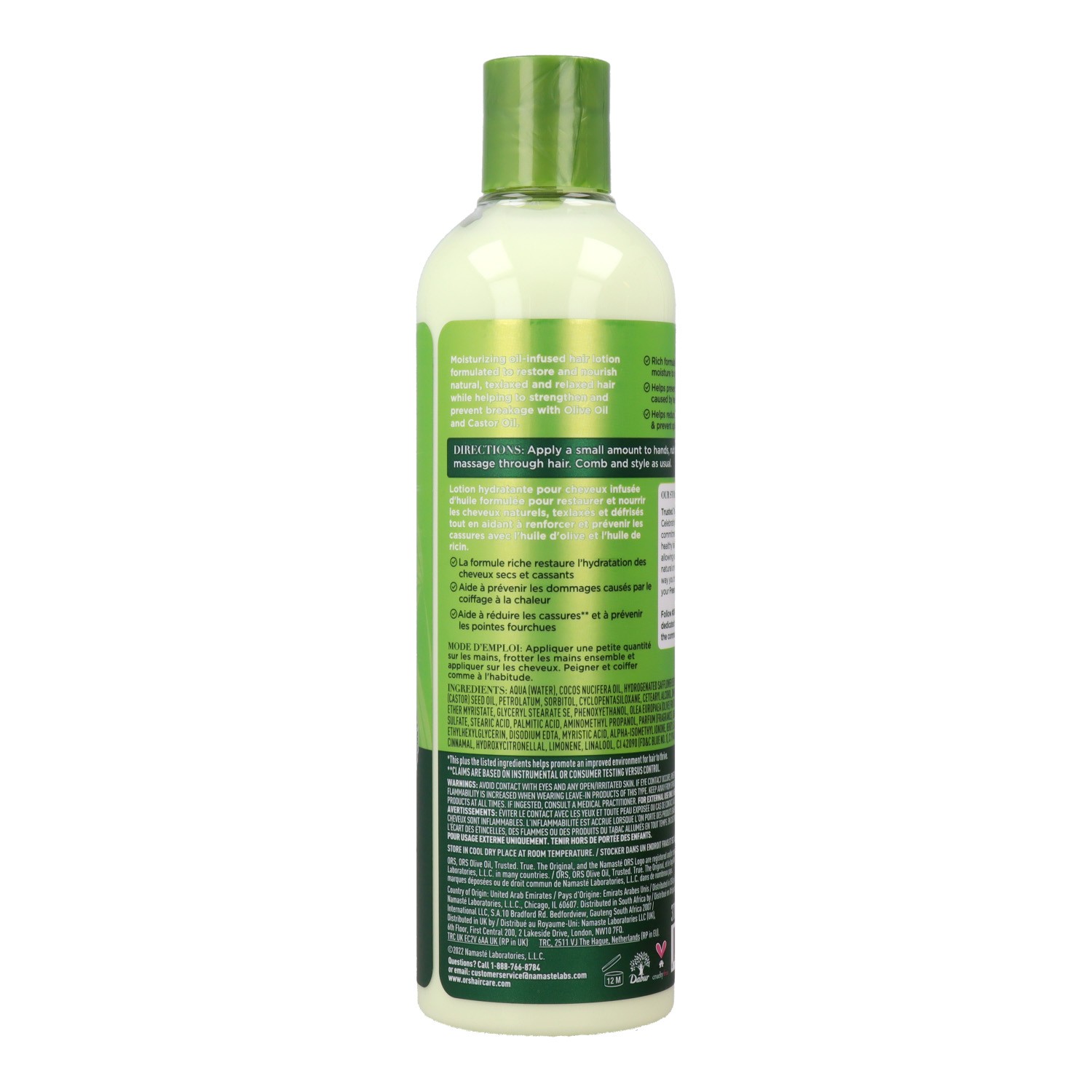 Ors Olive Oil Moisturizing Hair Castor Oil Loción 370 ml