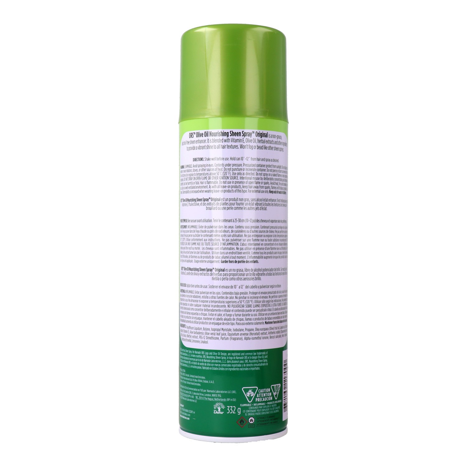 Ors Olive Oil Sheen Spray Com Óleo Do Coco 240 ml