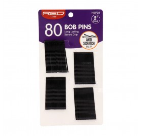 Red Kiss Bob PinS 2" 80 Piezas Color Black Pasador