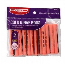 Red Kiss Cold Wave Rods 5/16" 12 Piezas Pink Bigudi