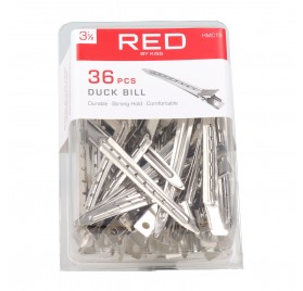 Red Kiss Duck Bills 3 1/2" 36 Piezas Clips