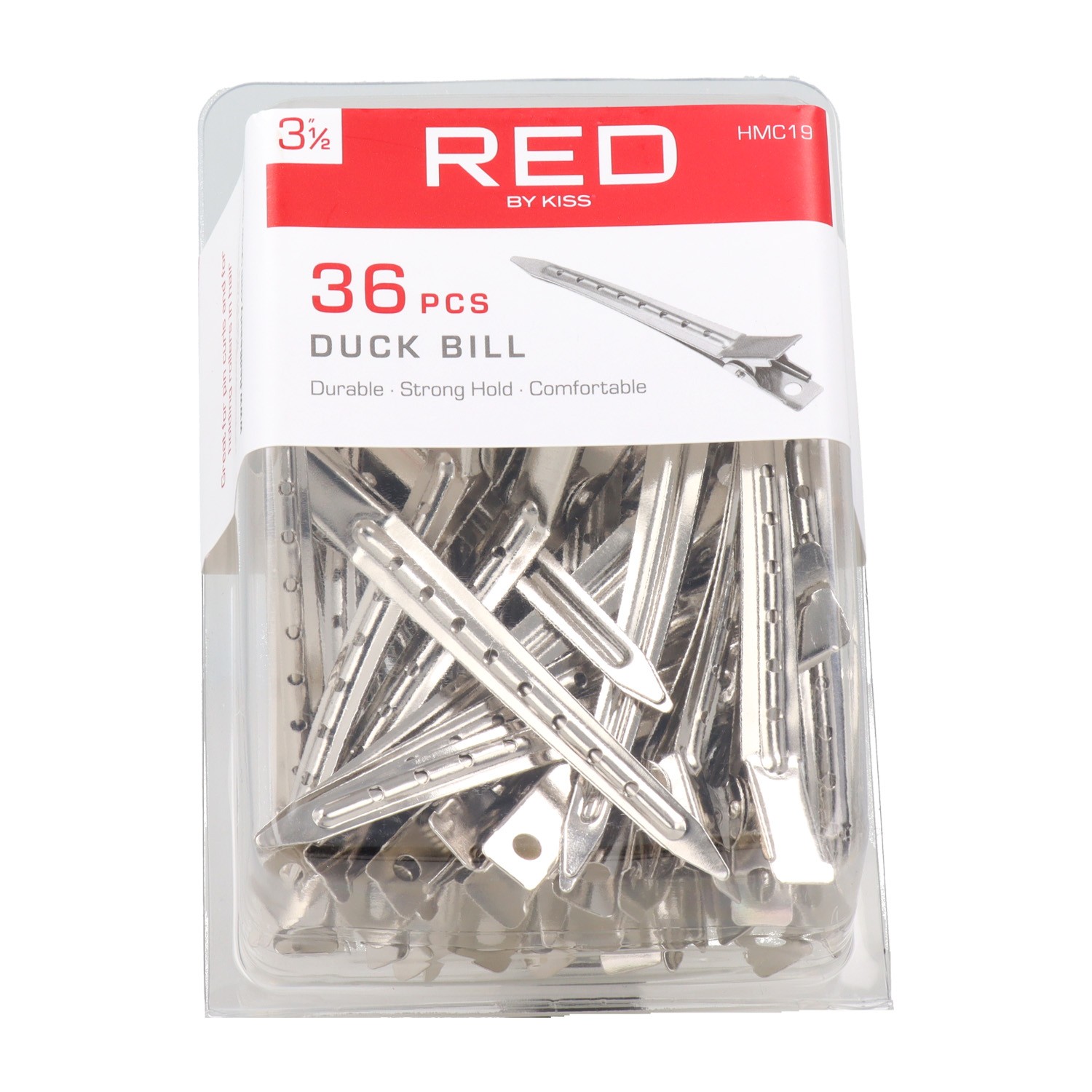 Red Kiss Duck Bills 3 1/2" 36 Piezas Clips