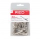 Red Kiss ingle Prong 1 3/4" 40 Piezas Clips