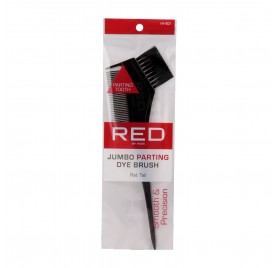 Red Kiss Dye Brush With Parting Rattail Peine Con Brocha