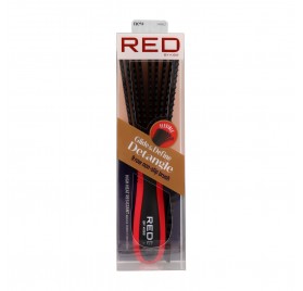 Red Kiss Ez Glide Detangling Brush 9 Rows Black Cepillo