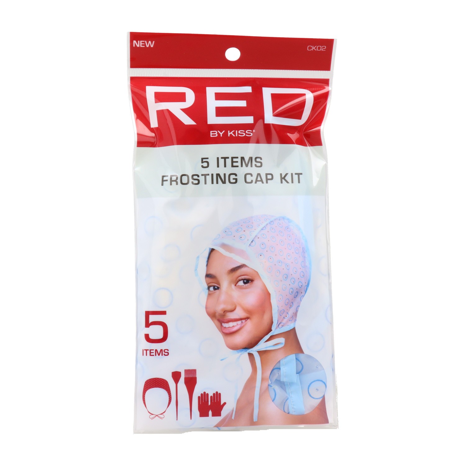 Red Kiss Coloring Dye Brush And Gloves Capa Kit Para Decoloración