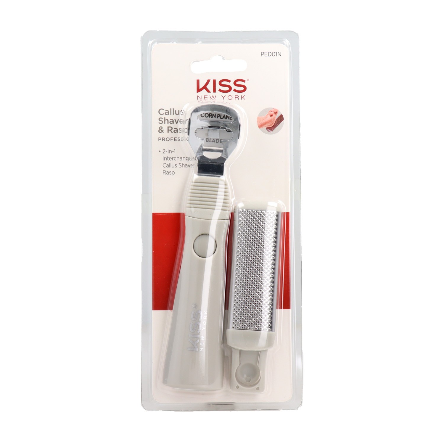 Red Kiss Kny Callus Shaver Raspador De Calllos