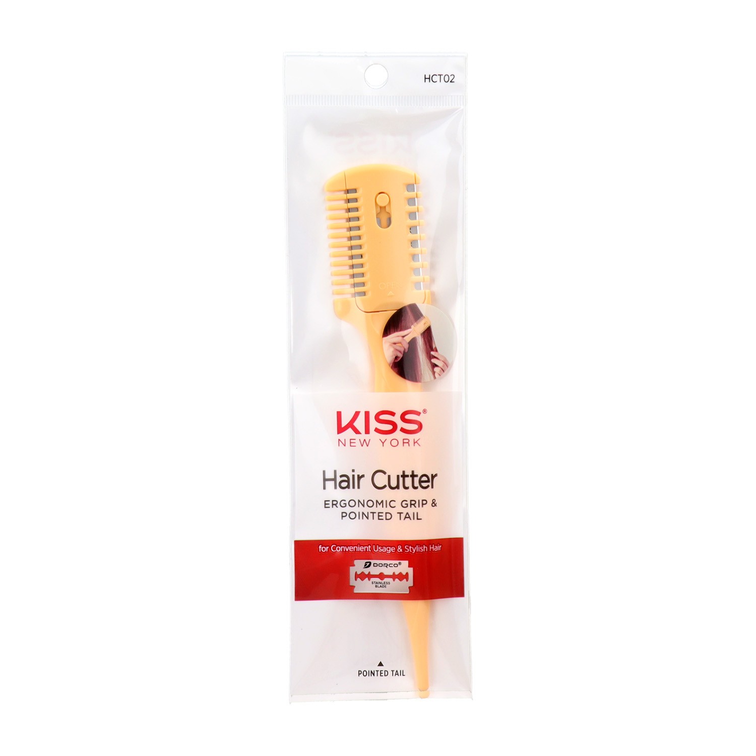 Red Kiss Kny Hair Cutter Small 1 Pieza Blades Peine