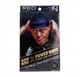 Red Kiss Power Wave Extreme Silky Durag Navy Capa De Cabello