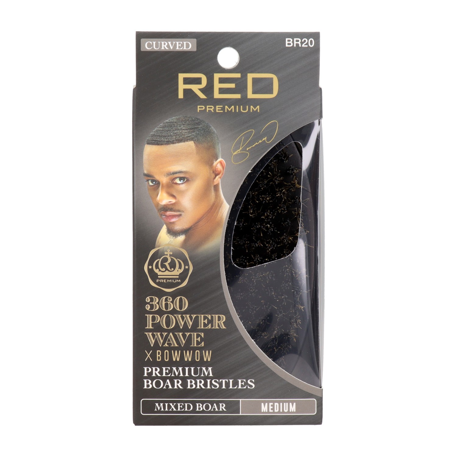 Red Kiss Rpm Power Wave Boar Brush M Cepillo