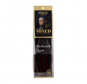 Red Kiss Rpm Medium Hard Mixed Wave Boar Brush Cepillo