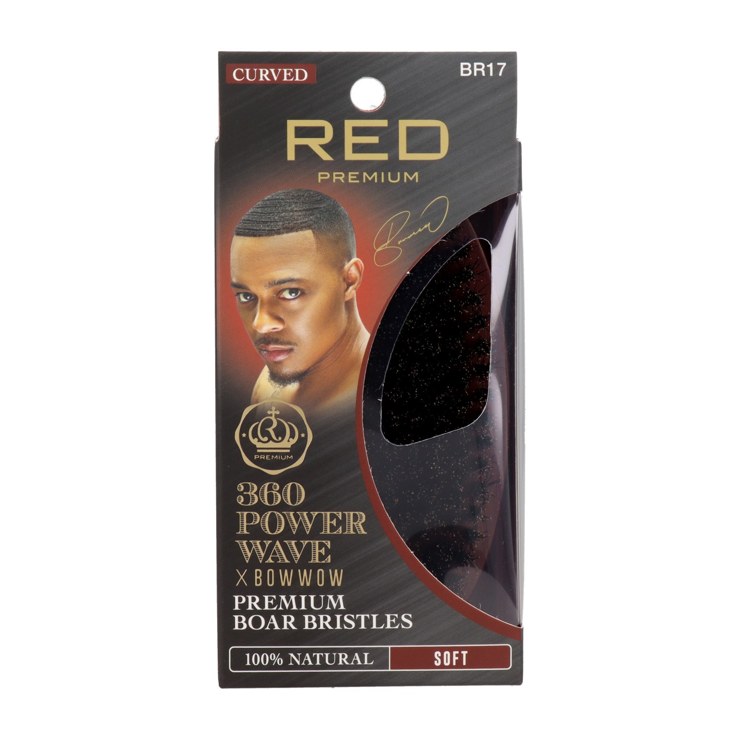 Red Kiss Power Wave Boar Brush Soft Cepillo