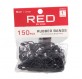 Red Kiss Rubber Band Large 150 Piezas Gomas De Cabello