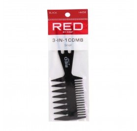 Red Kiss Small Comb 3 In 1 Peine