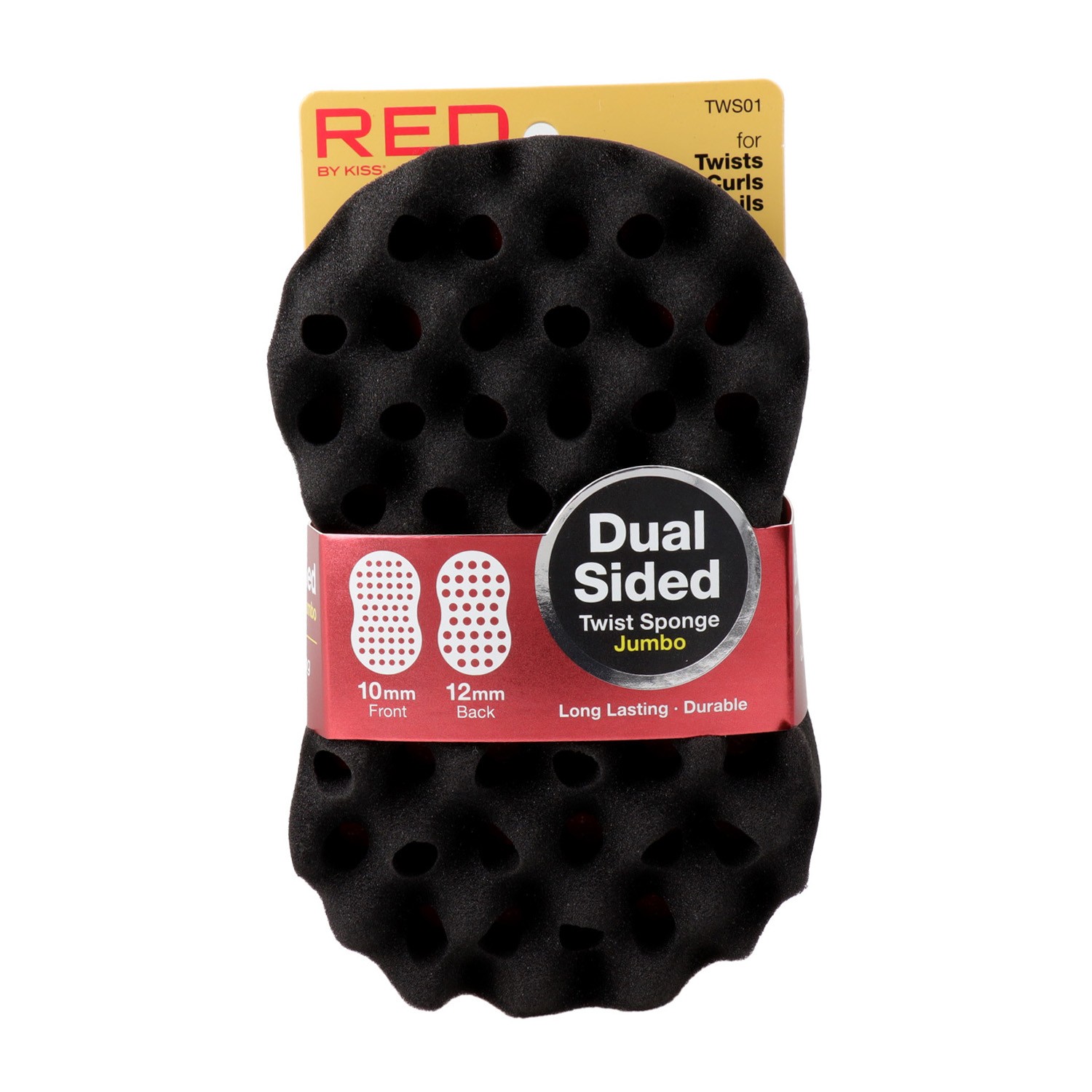 Red Kiss Twist Sponge Jumbo Double Side Esponja Para El Cabello Red Kiss Twist Sponge Jumbo Double Side Esponja Para El Cabello