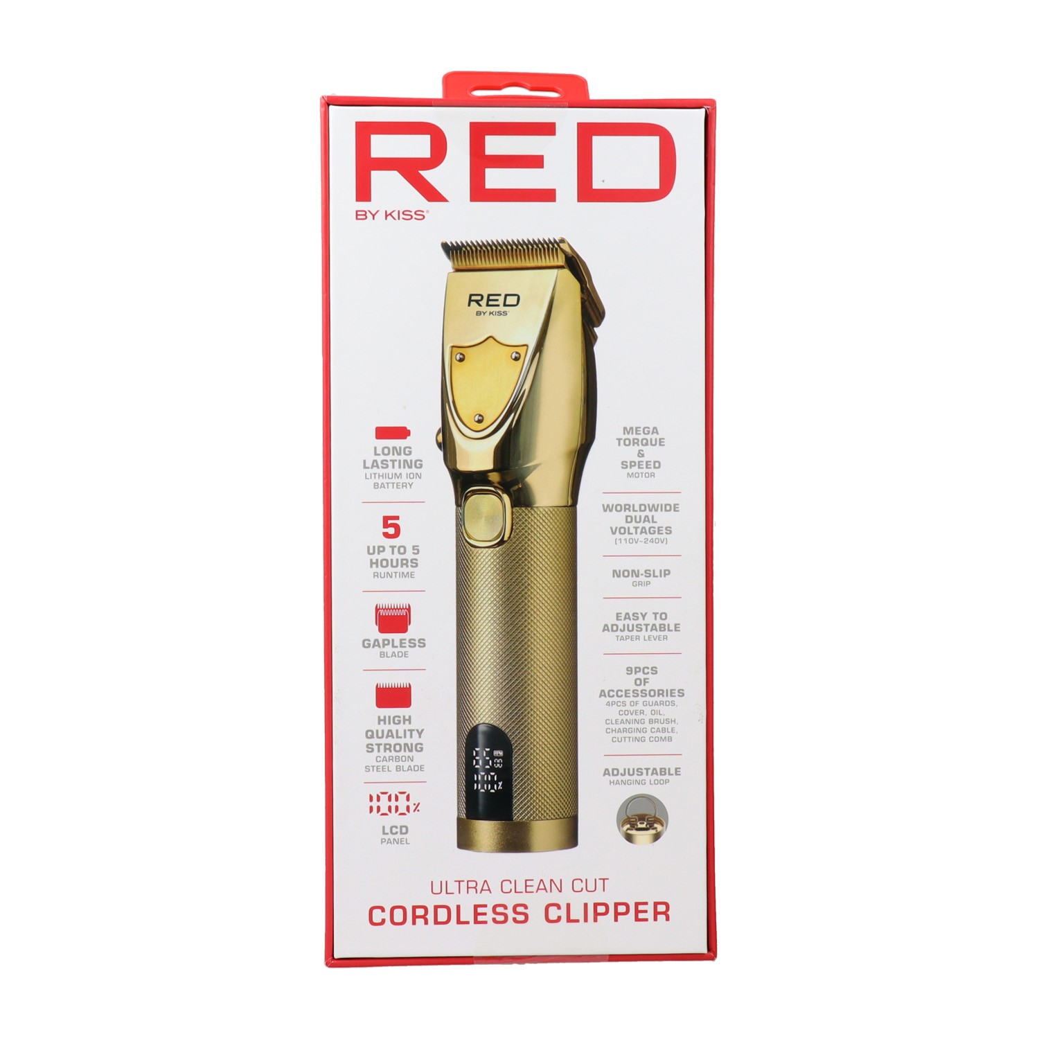 Red Kiss Ultra Cleancut Cordless Clipper Maquina De Corte