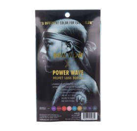 Red Kiss Power Wave Velvet Durag Blue Capa De Cabello