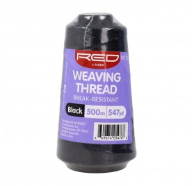 Red Kiss Weaving Thread Black 500 metros Hilo Para Tejer Extensiones