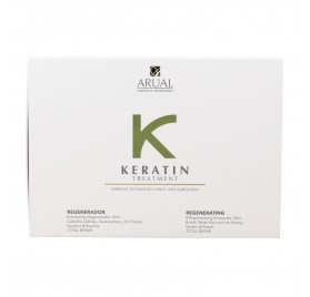 Arual Keratin Regenerador 8 U Tatamiento Ampollas 10 ml