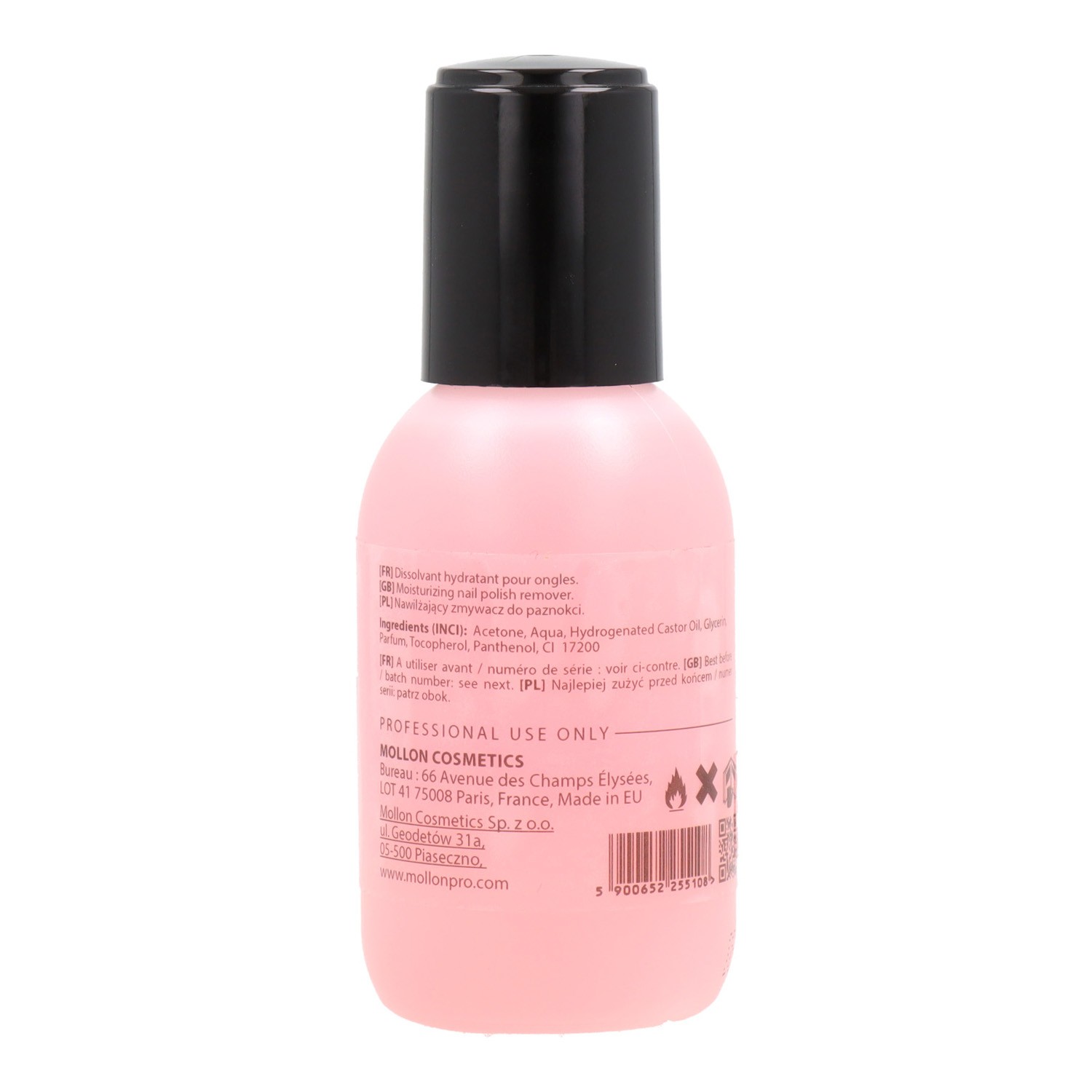 Mollon Pro Nail Laquer Remover Hydrobalance 50 Ml
