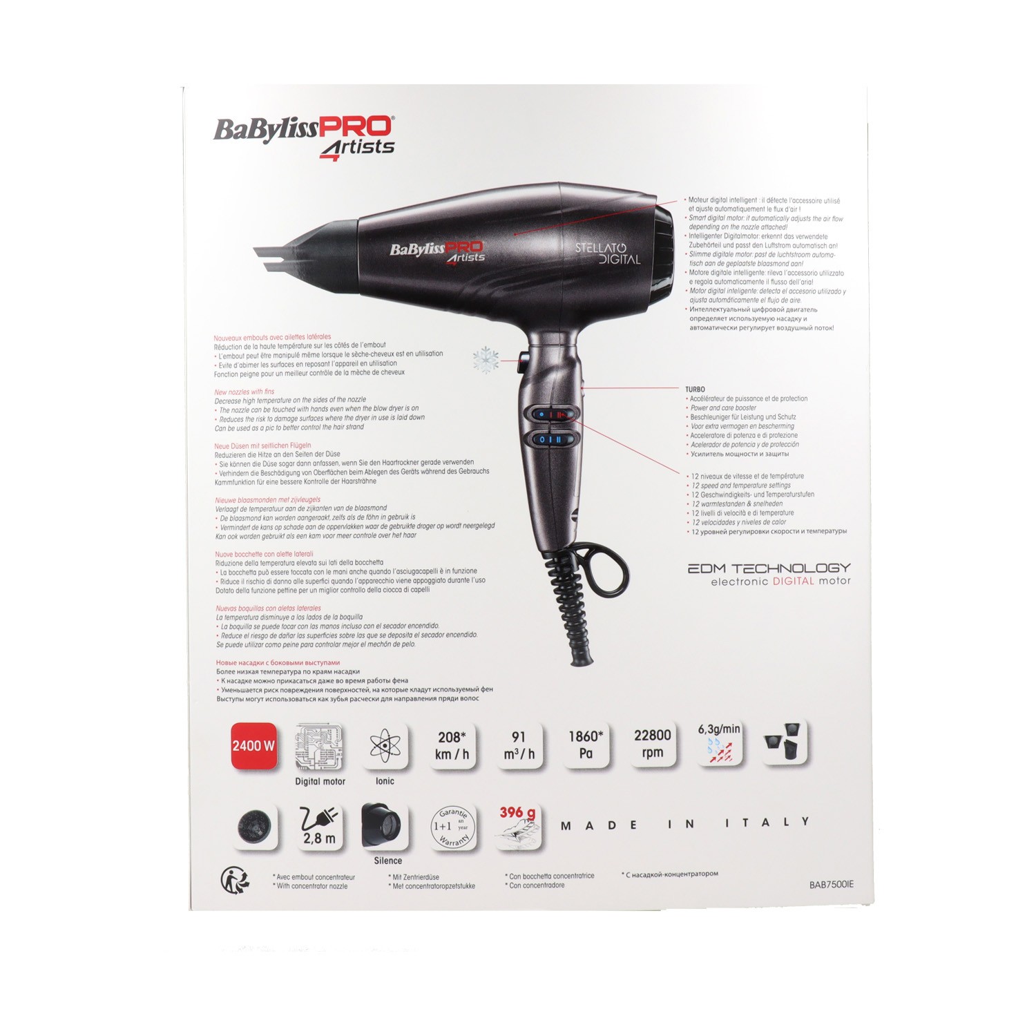 Babyliss Digital Stellato 2400W Dryer