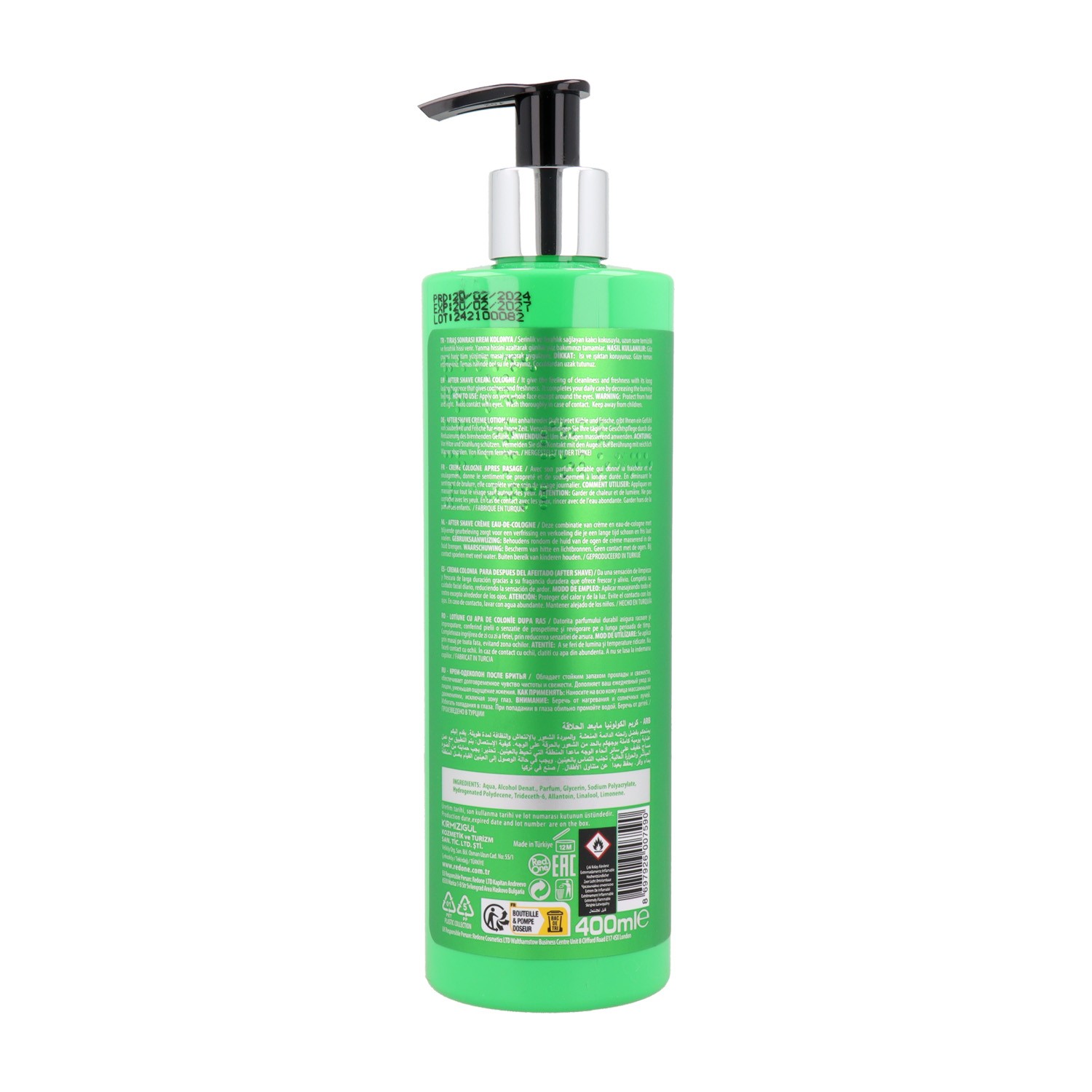 Red One After Shave Crema Cologne Fresh 400 ml