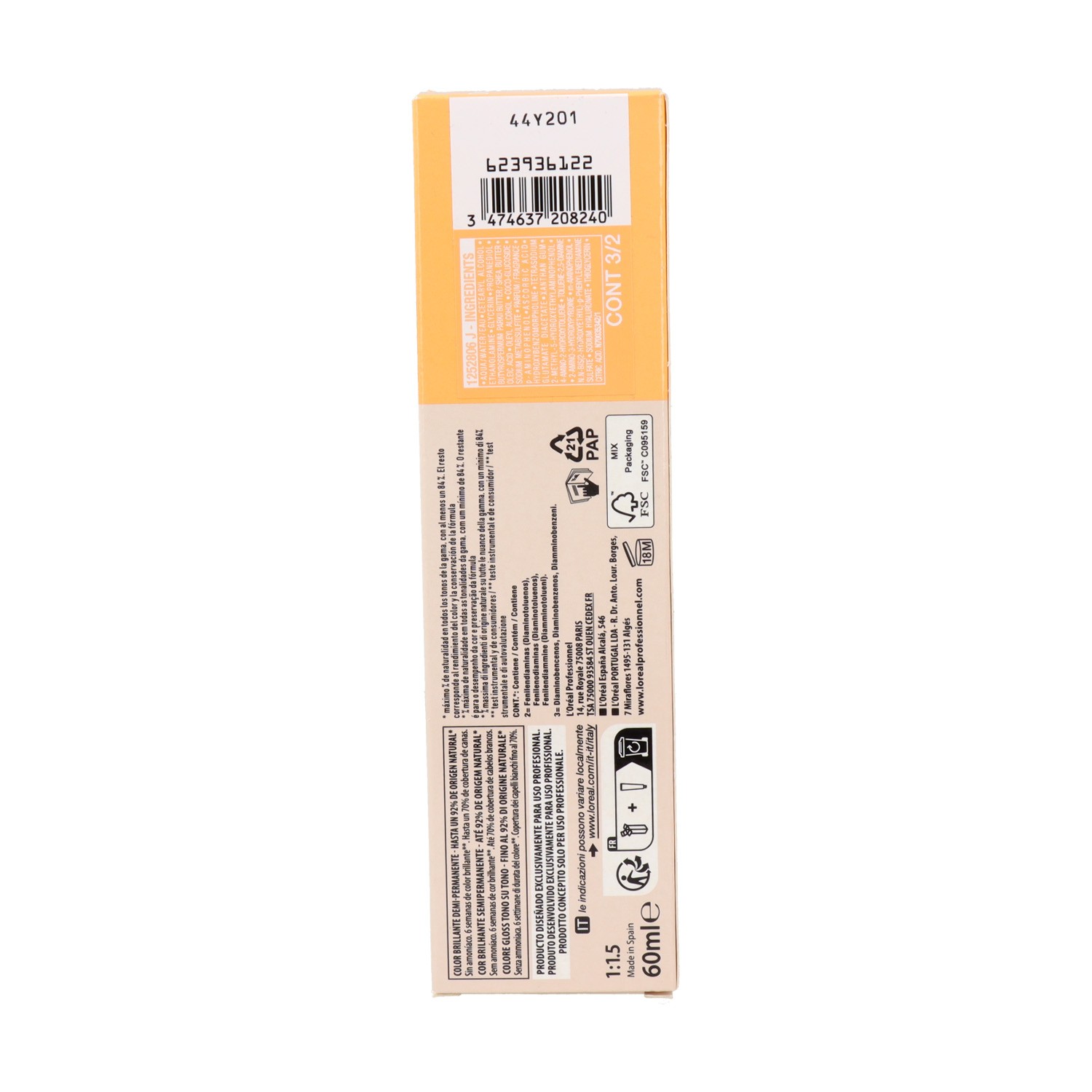 Loreal Dia Color 6.34 60 ml