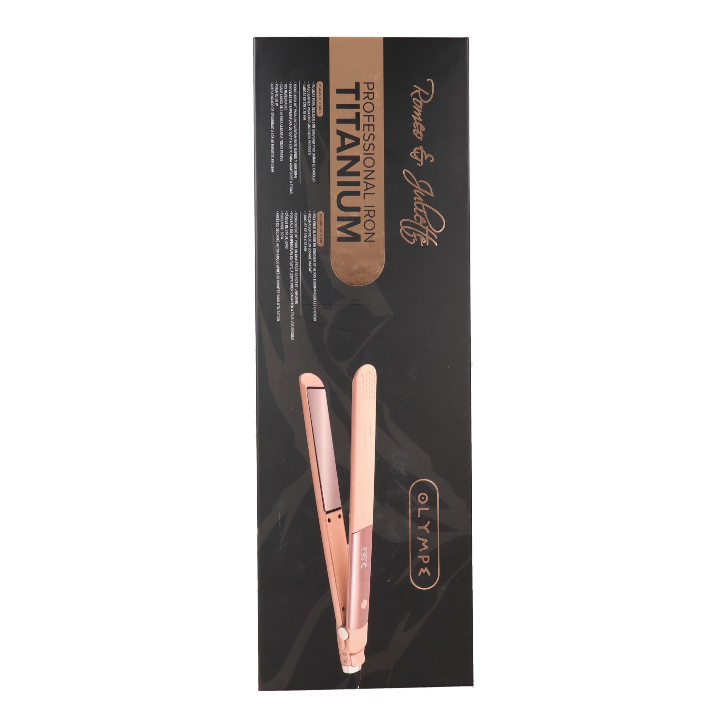 Albi Pro Plancha Titanio Rosa R&J
