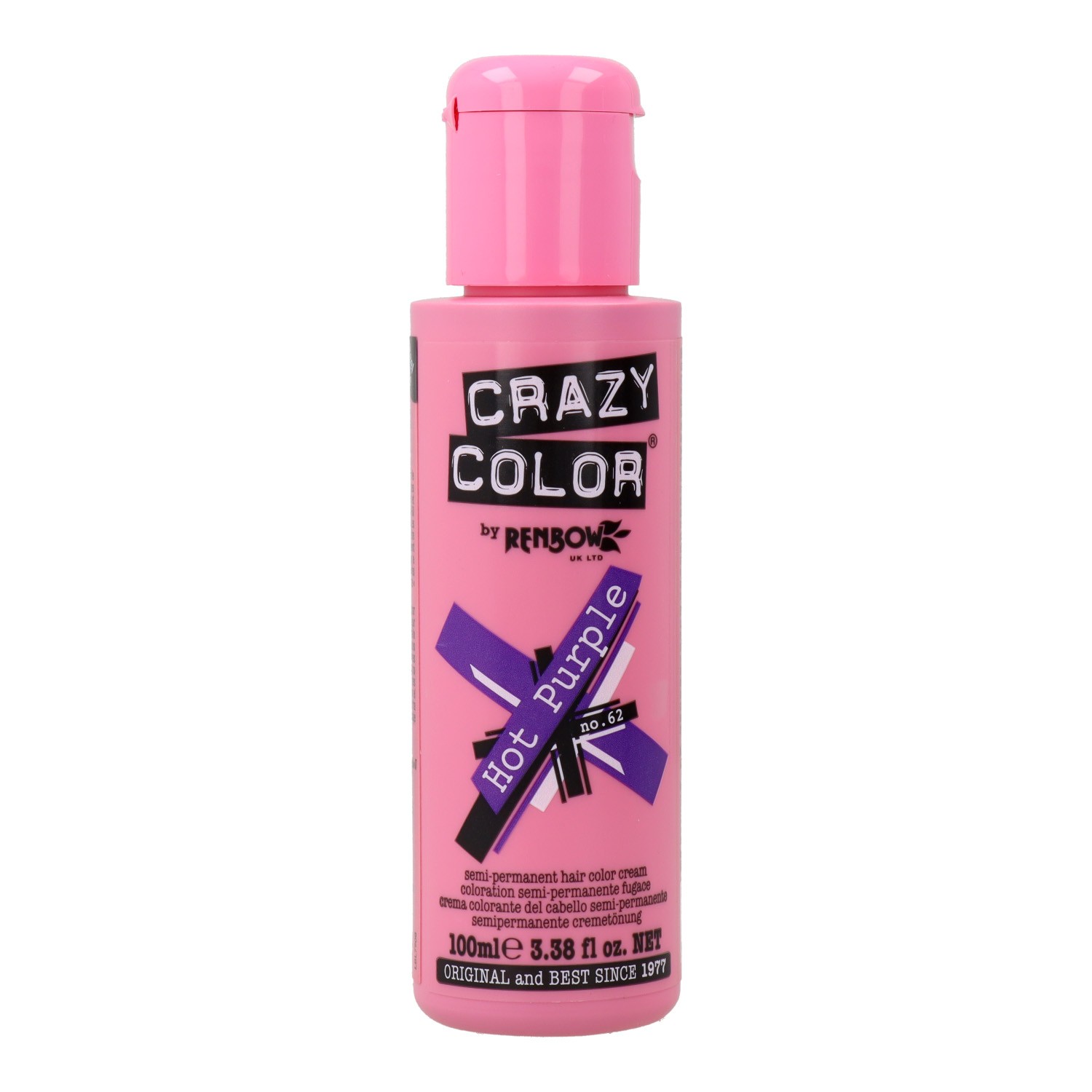 Crazy Color 62 Hot Purple 100 Ml