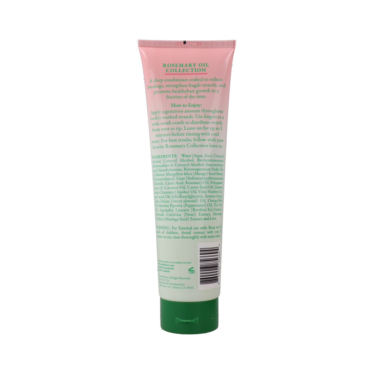 Camille Rose Rosemary Oil 5-Minute Strengthening Hair Mascarilla 251 ml