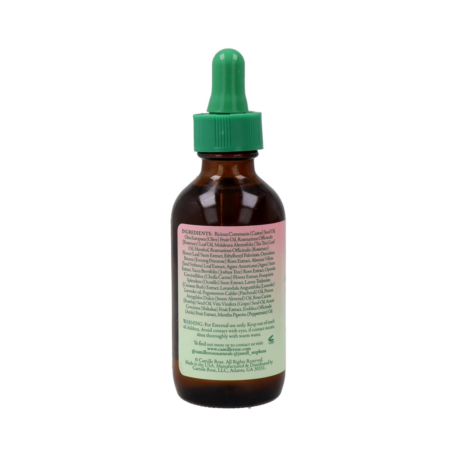 Camille Rose Rosemary Oil Strengthening Hair Scalp Drops 56 ml